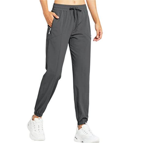 Libin Pants - Libin Lightweight Pants with Zipper Pockets in Steel Grey Size S NWT